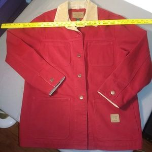 LAUREN JEANS CO. CORDUROY/JEAN JACKET #1